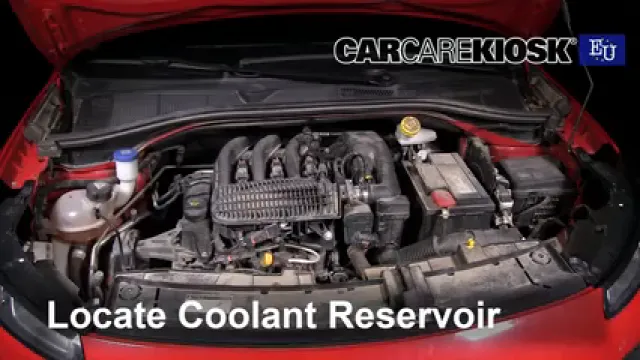 2015 Citroen C4 Cactus Feal 1.2L 3 Cyl. Turbo Antigel (Liquide de Refroidissement) Ajouter de Antigel